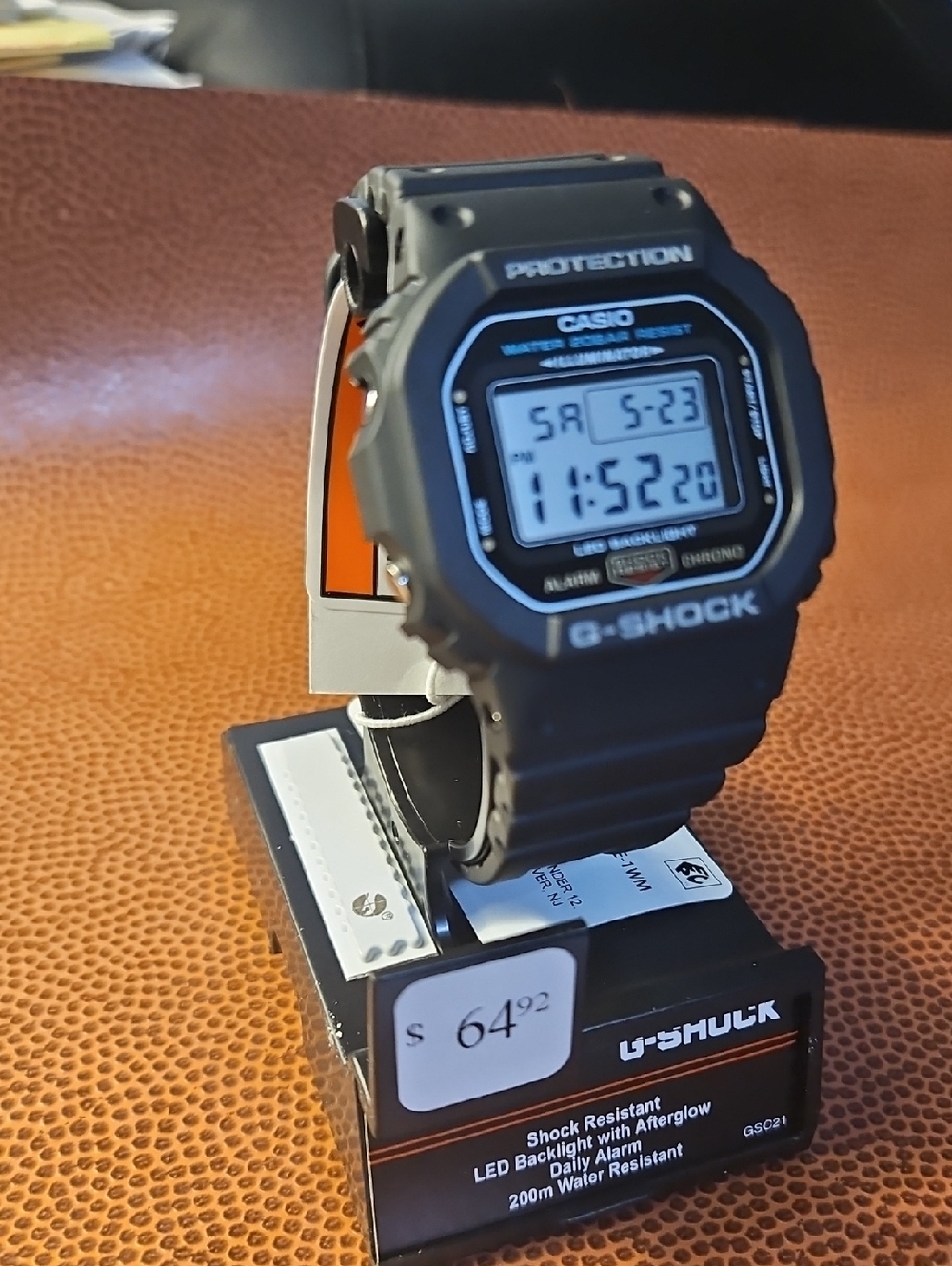 Casio Black Digital G-Shock Watch with Light Blue Accent - Picture 3 of 8